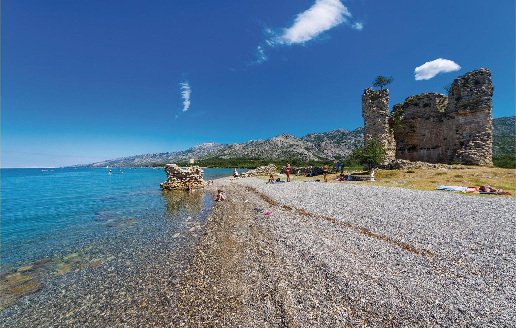 Lovely Apartment In Rovanjska With House Sea View Bagian luar foto